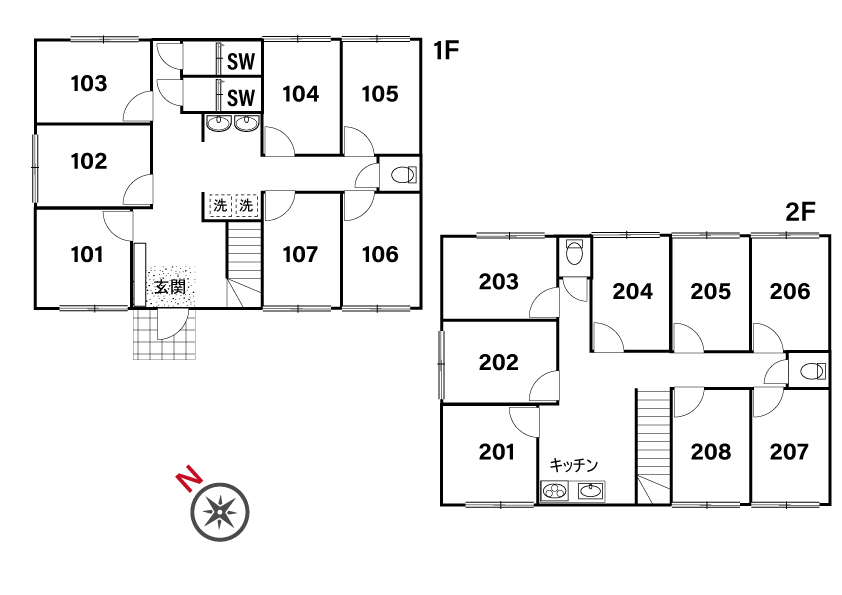 C101/K311 Tokyoβ 成増8間取り図