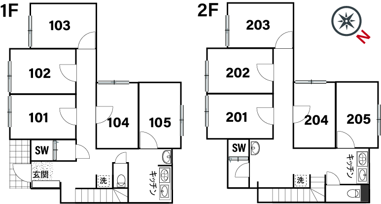 C112/J39 Tokyoβ 三軒茶屋6間取り図