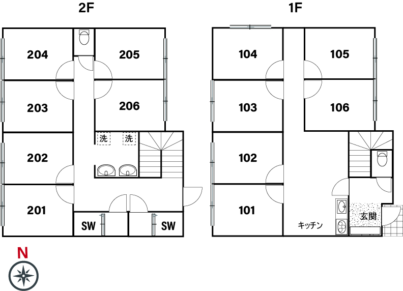 C93/J66 Tokyoβ오치아이미나미나가사키2間取り図