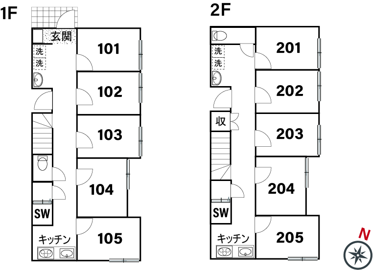 C132/J236  Tokyoβ 센카와7間取り図