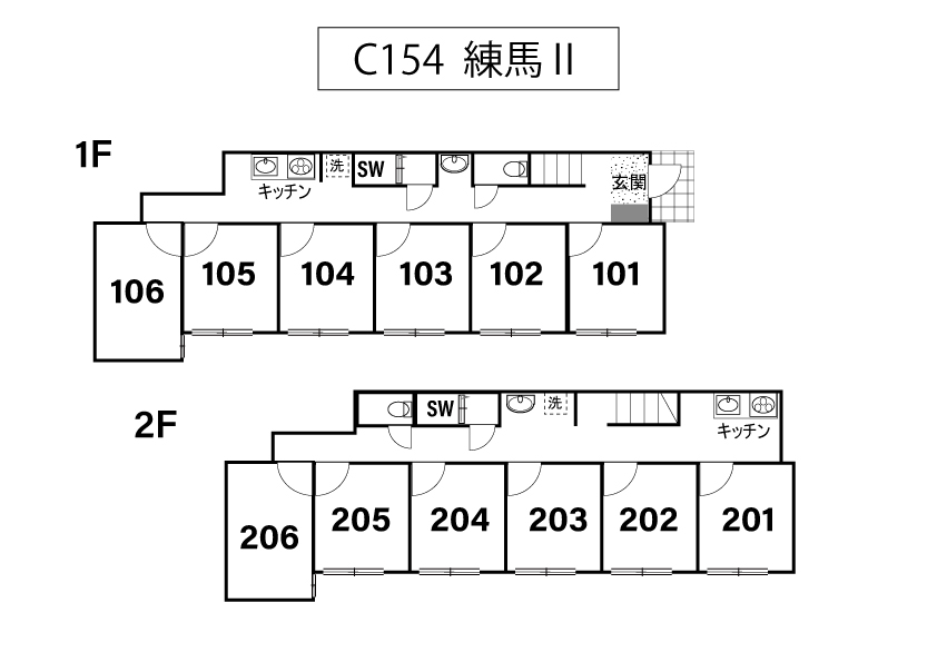 C154/J214 Tokyoβ 練馬1間取り図