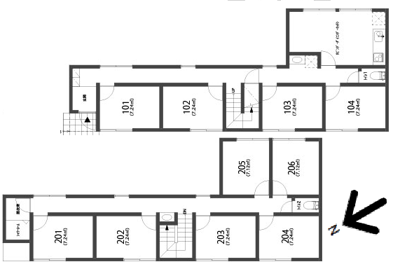 G48/K65 Tokyoβ Kameido 2間取り図