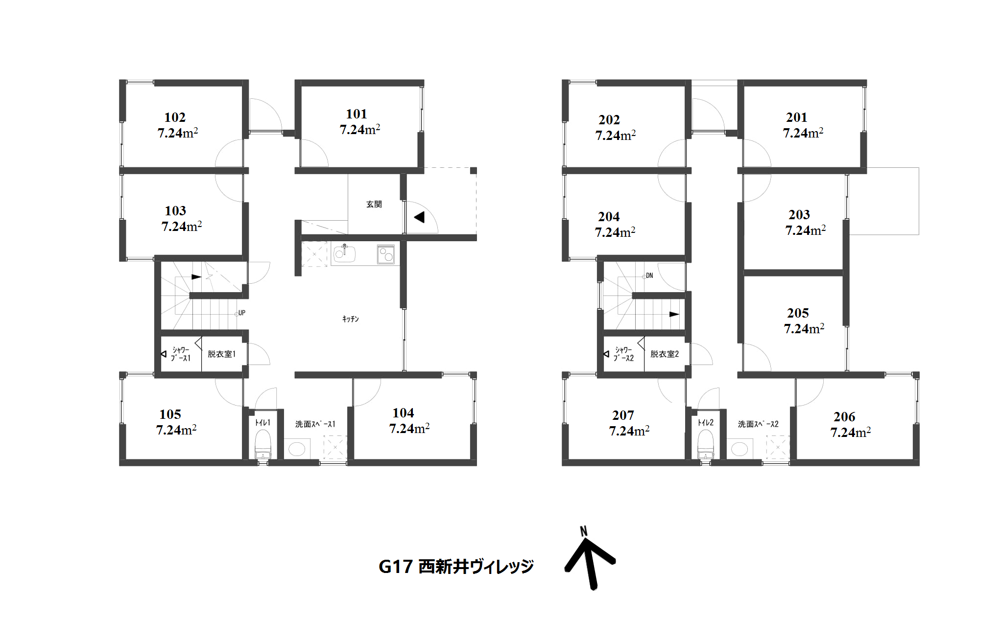 G17/K512 Tokyoβ Nishiarai 5 (Nishiarai VILLAGE)間取り図
