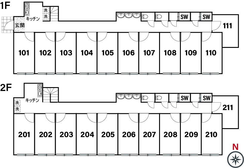T13/K313 Tokyoβ Minumadai-shinsuikoen 7間取り図