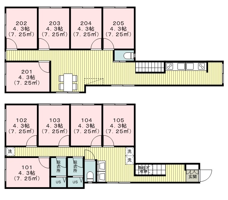 T19/F4 TOKYO β 신타카시마다이라3間取り図