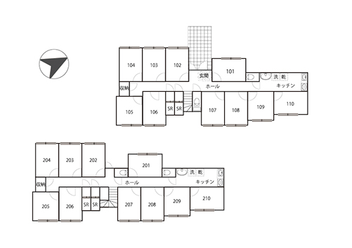 C9/L164 Tokyoβ 赤羽岩淵1間取り図