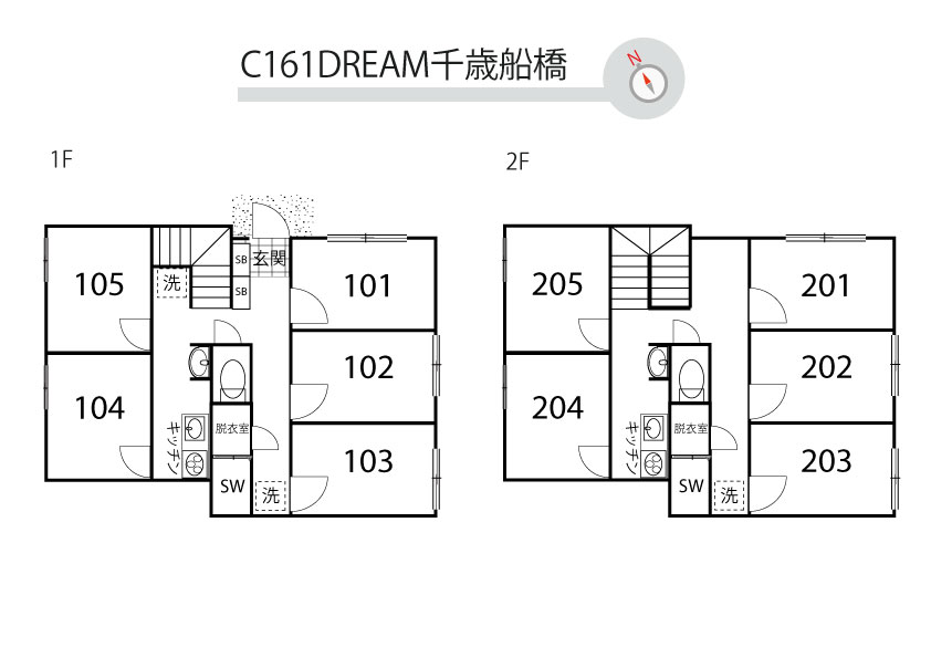 C161/J159 Tokyoβ 千歳船橋11間取り図