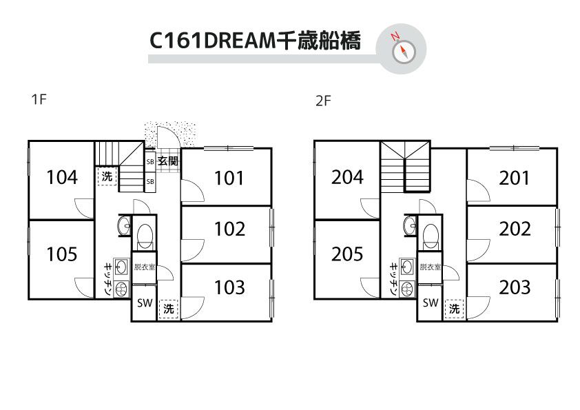 C161/J159 Tokyoβ치토세후나바시11間取り図