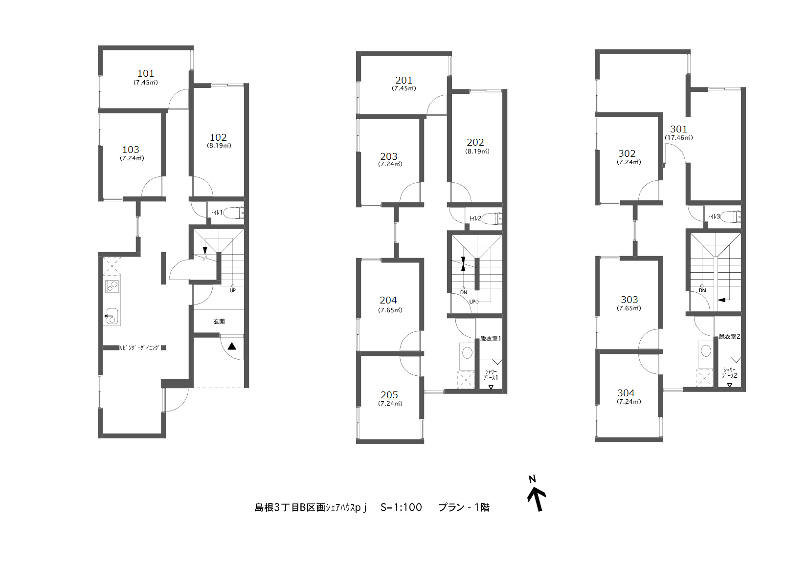 G28/L297 Tokyoβ니시아라이3間取り図
