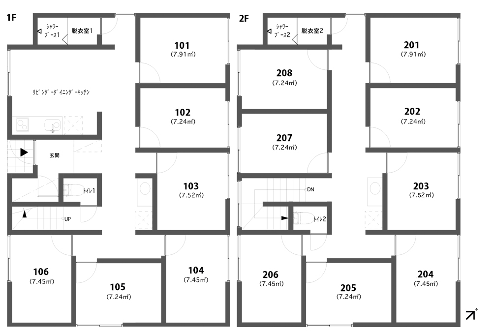 G43/J59 Tokyoβ お花茶屋12間取り図