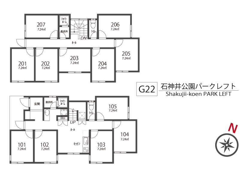 G22/K153 Tokyoβ 大泉学園9間取り図
