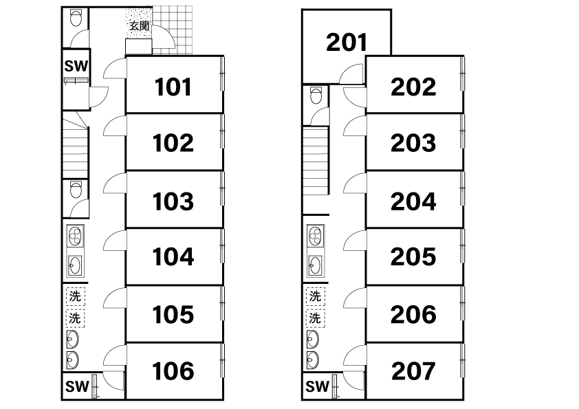 L107 Tokyoβ 保谷3間取り図