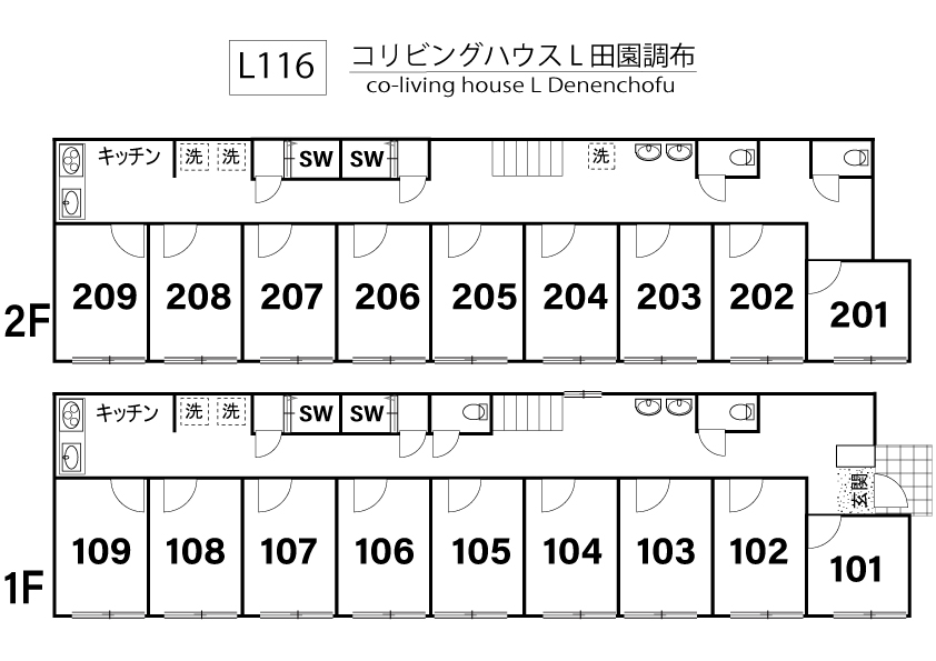 L116 Tokyoβ Denenchofu間取り図