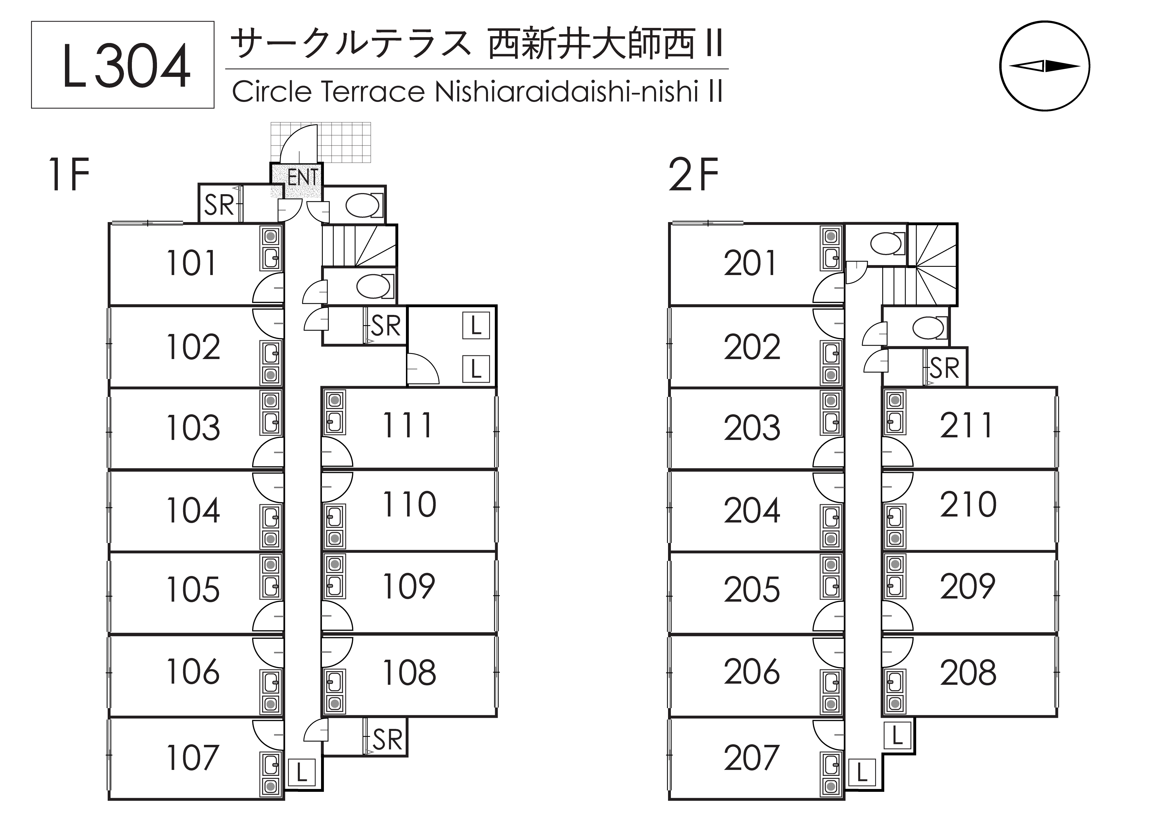 L304 Tokyoβ Nishiaraitaishi-nishi 8間取り図