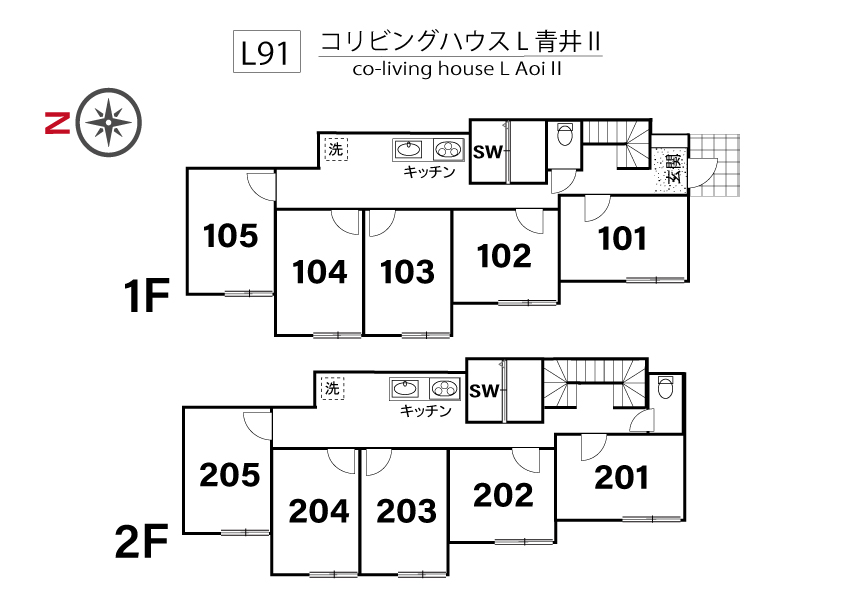 L91 Tokyoβ 青井3間取り図