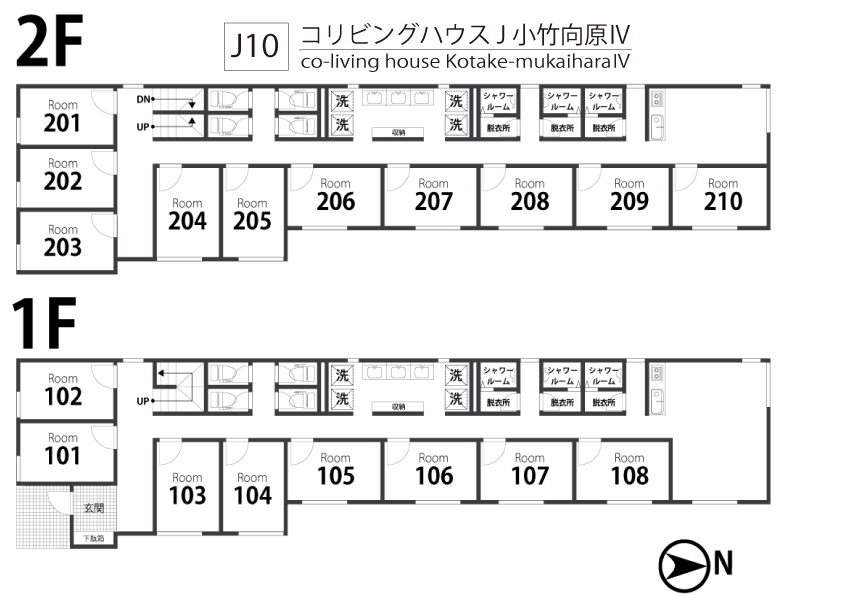 J10 Tokyoβ 小竹向原4間取り図