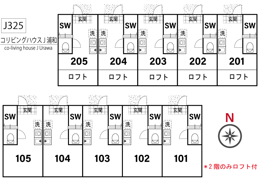 J325 Tokyoβ 西浦和間取り図