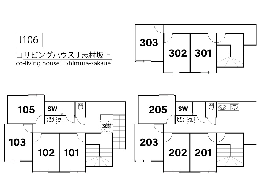 J106 Tokyoβ Shimura-sakaue 2 間取り図