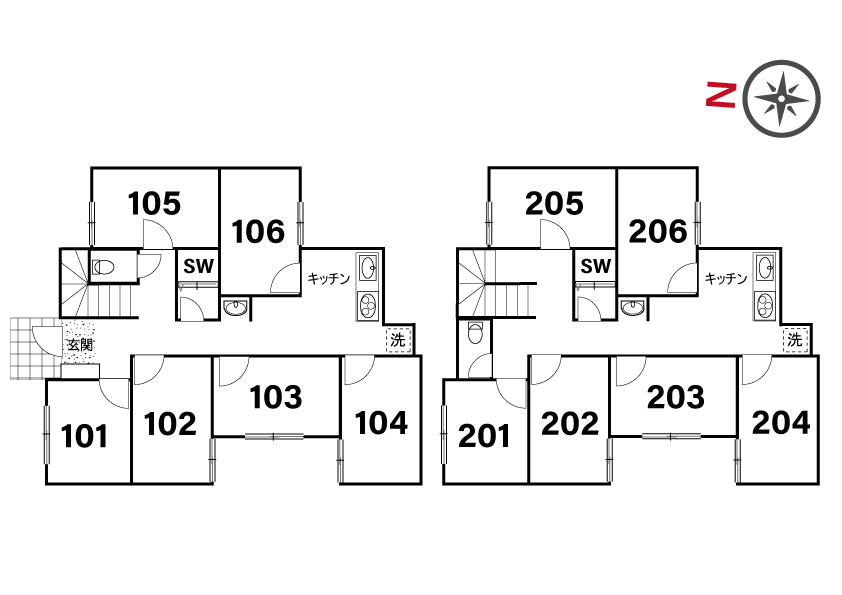 J87 Tokyoβ Asagaya 2間取り図