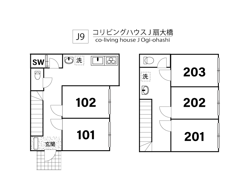 J9 Tokyoβ 扇大橋4間取り図