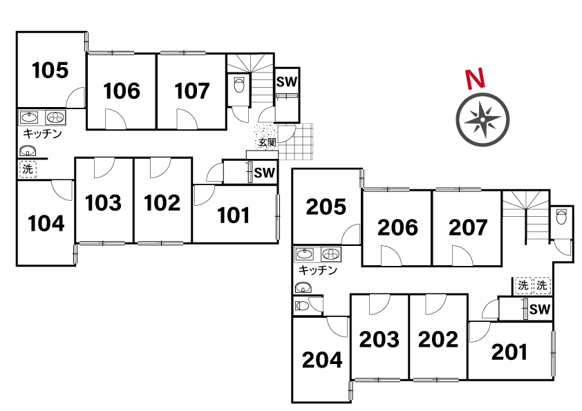 J161 Tokyoβ 나카이타바시４間取り図