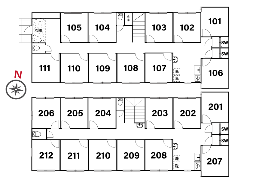 F108 TOKYO β 板橋本町9間取り図