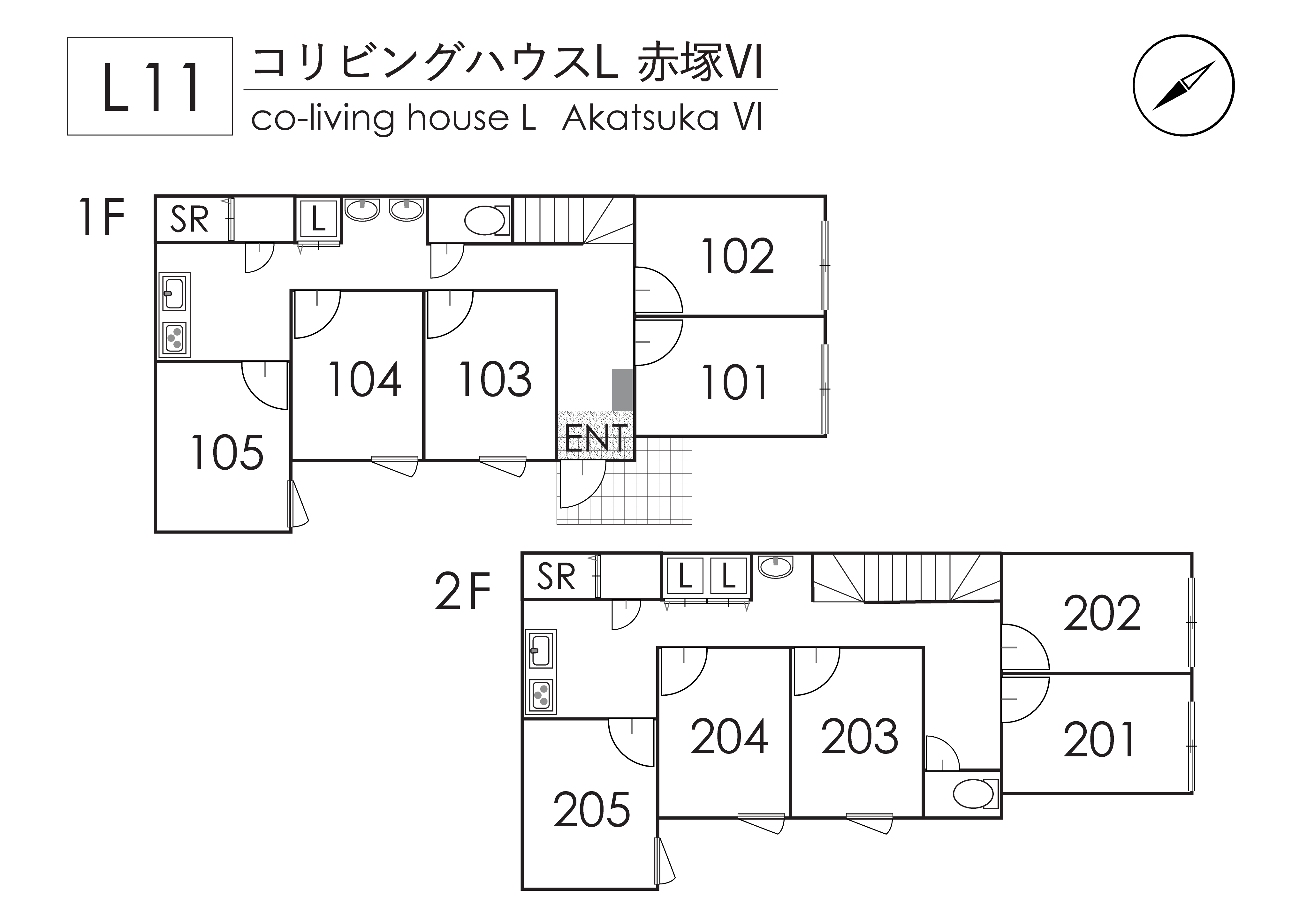 L11 Tokyoβ Narimasu 14間取り図