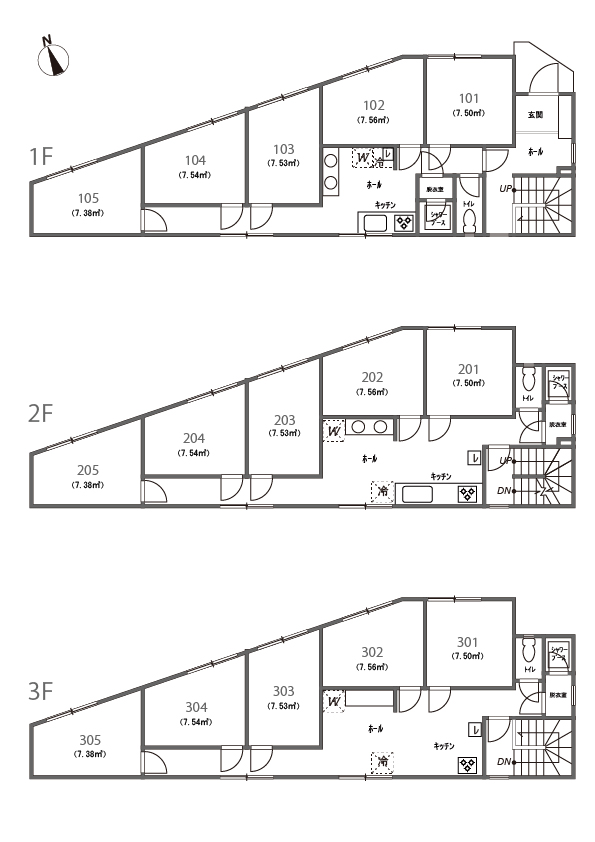 S10/K407 Tokyoβ Daishimae 4間取り図