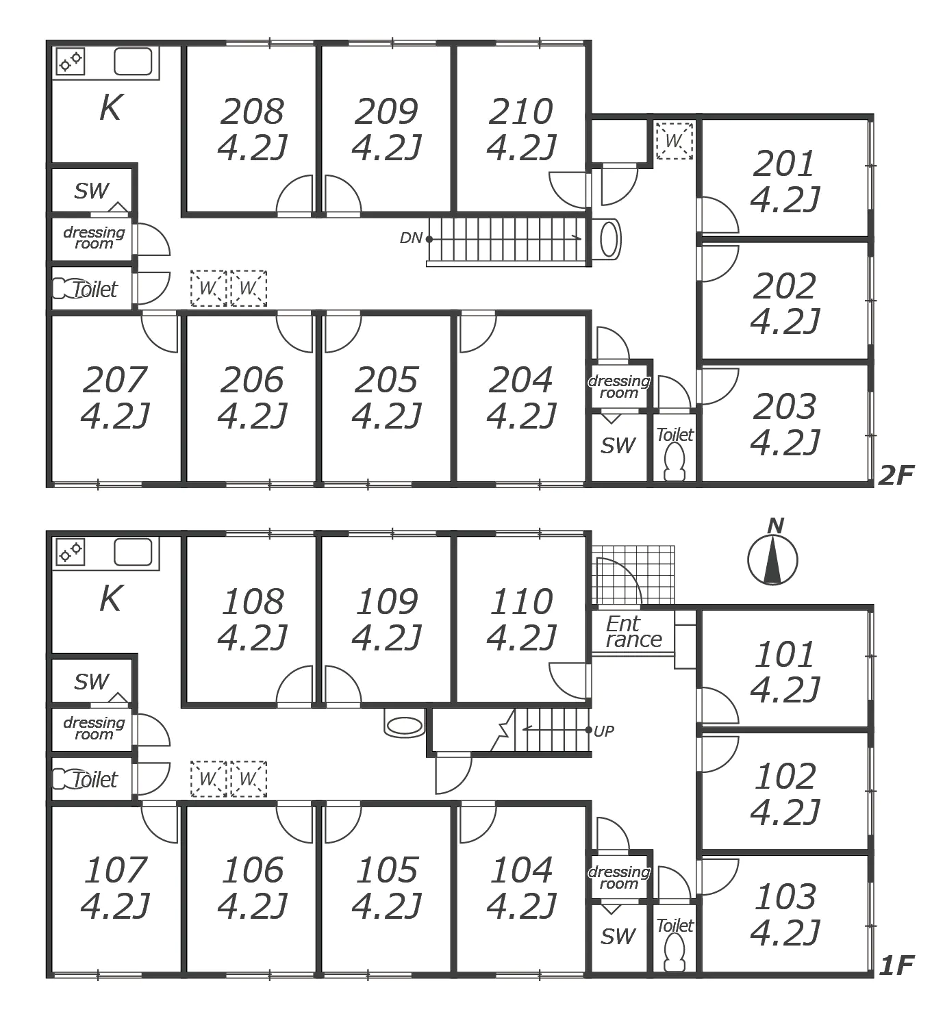 L290 TOKYO β 新高円寺4間取り図