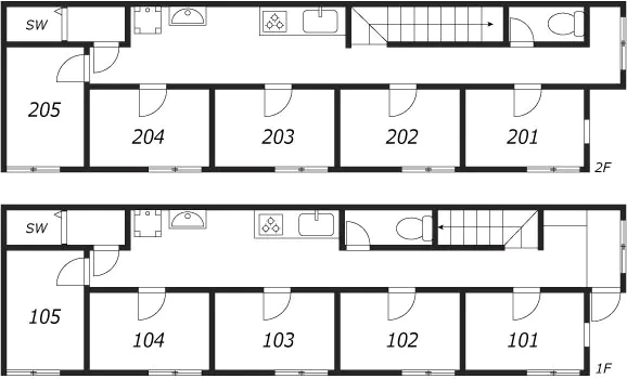 L2 TOKYO β 亀有5間取り図