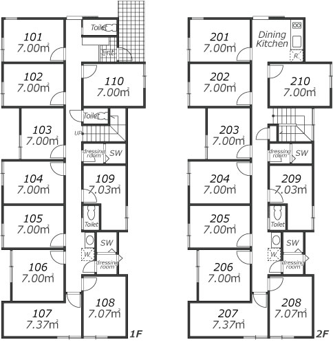 J251 TOKYO β 新井薬師前間取り図