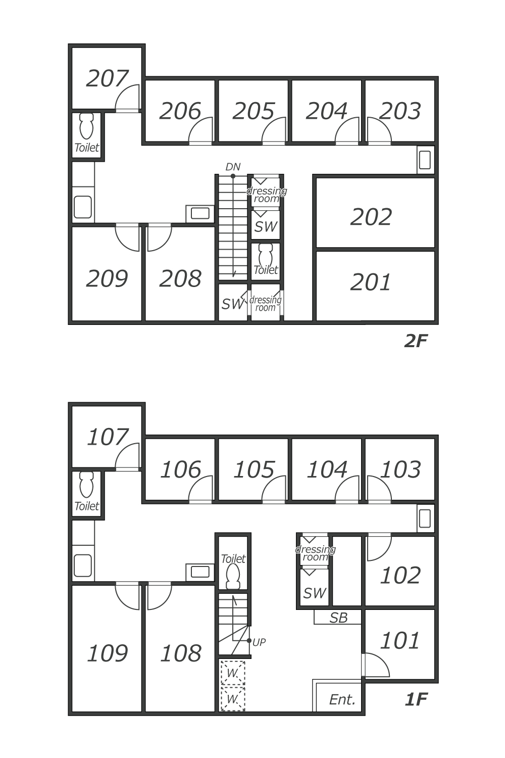 F104 TOKYO β 明大前6間取り図