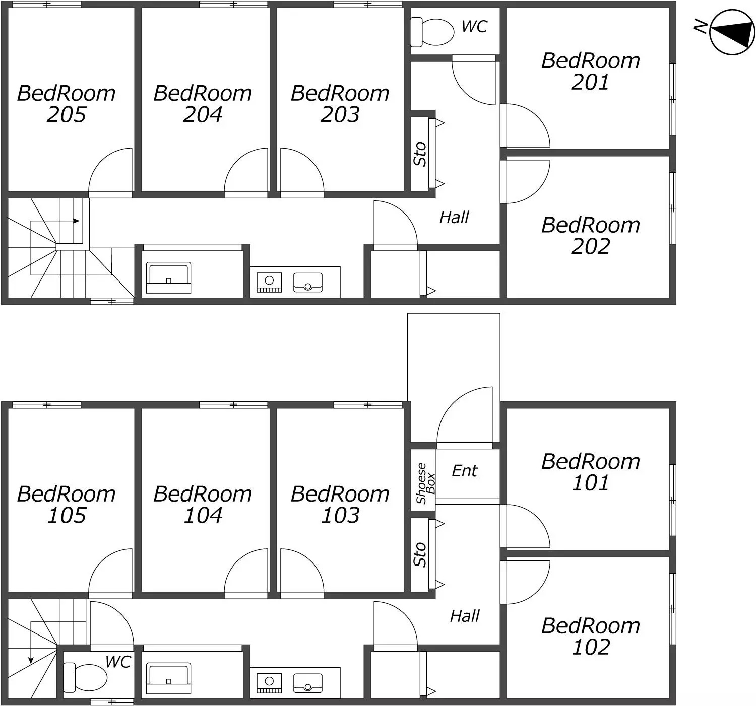 L337 TOKYO β 井荻1間取り図