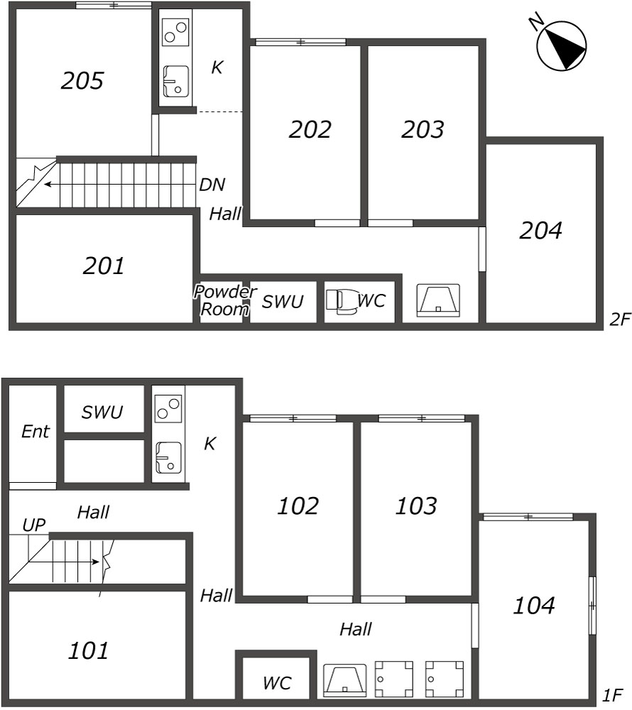  L4 TOKYO β 新小岩1間取り図