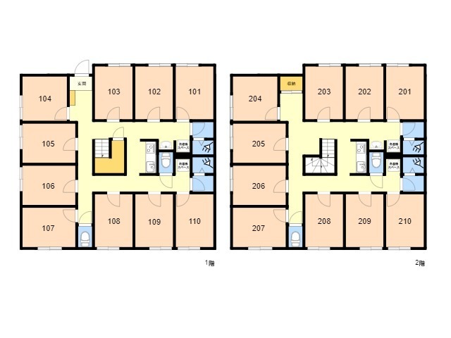 K492 TOKYO β 喜多見1間取り図
