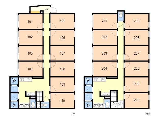 F45 TOKYO β 小竹向原6間取り図