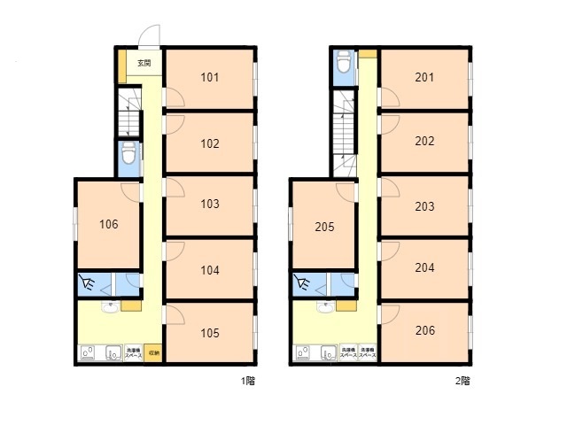 K302 TOKYO β 桜台1間取り図