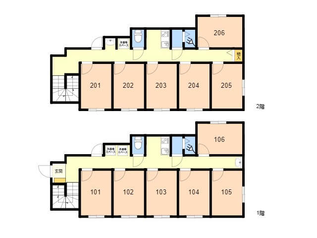F107 TOKYO β 梶原6間取り図