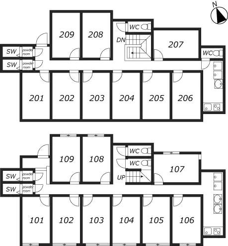 L103 TOKYO β 方南町4間取り図