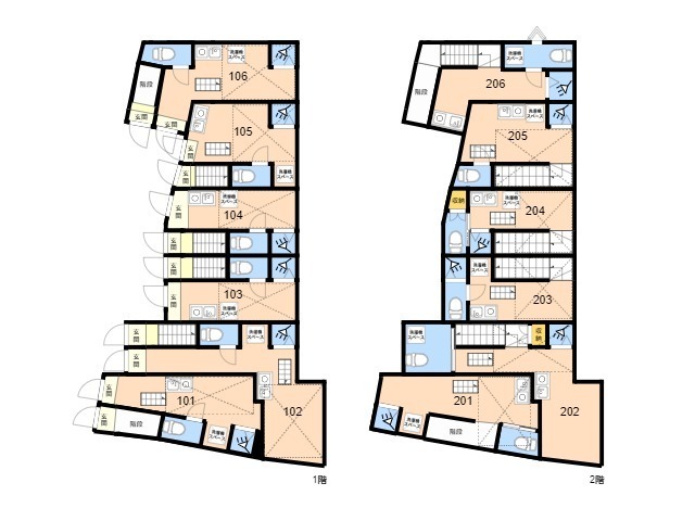 K252 TOKYO β 立会川1間取り図