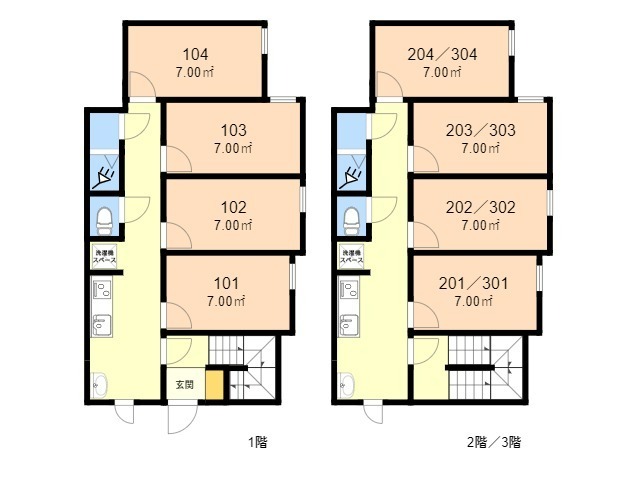 K23 TOKYO β 三ノ輪間取り図