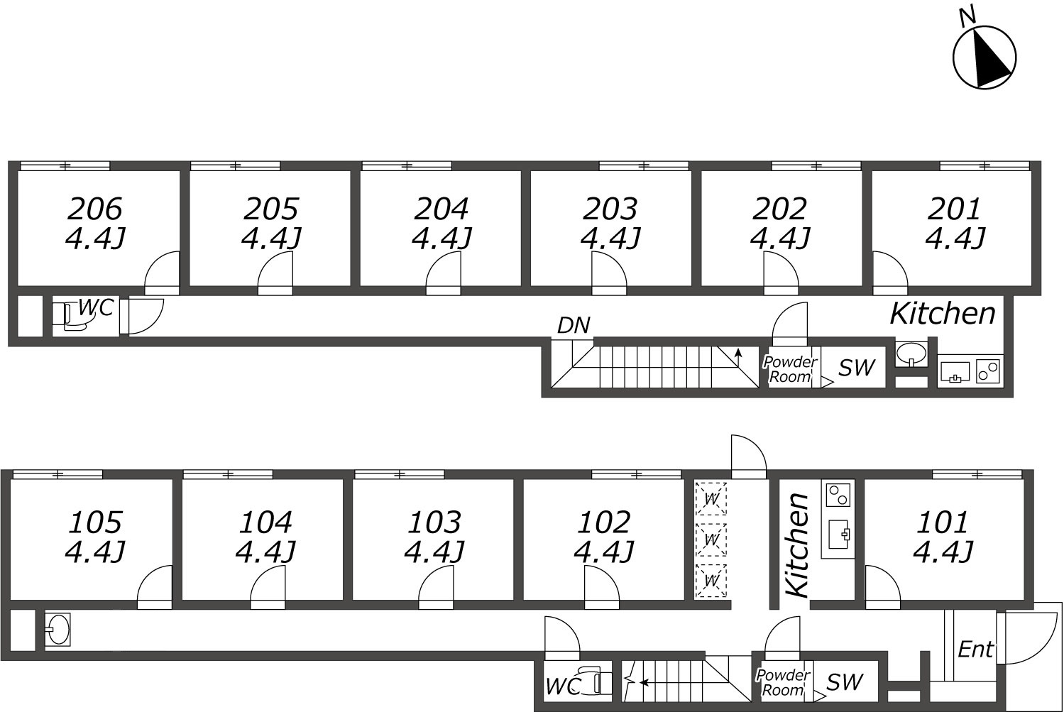 L14 TOKYO β 아사가야4間取り図