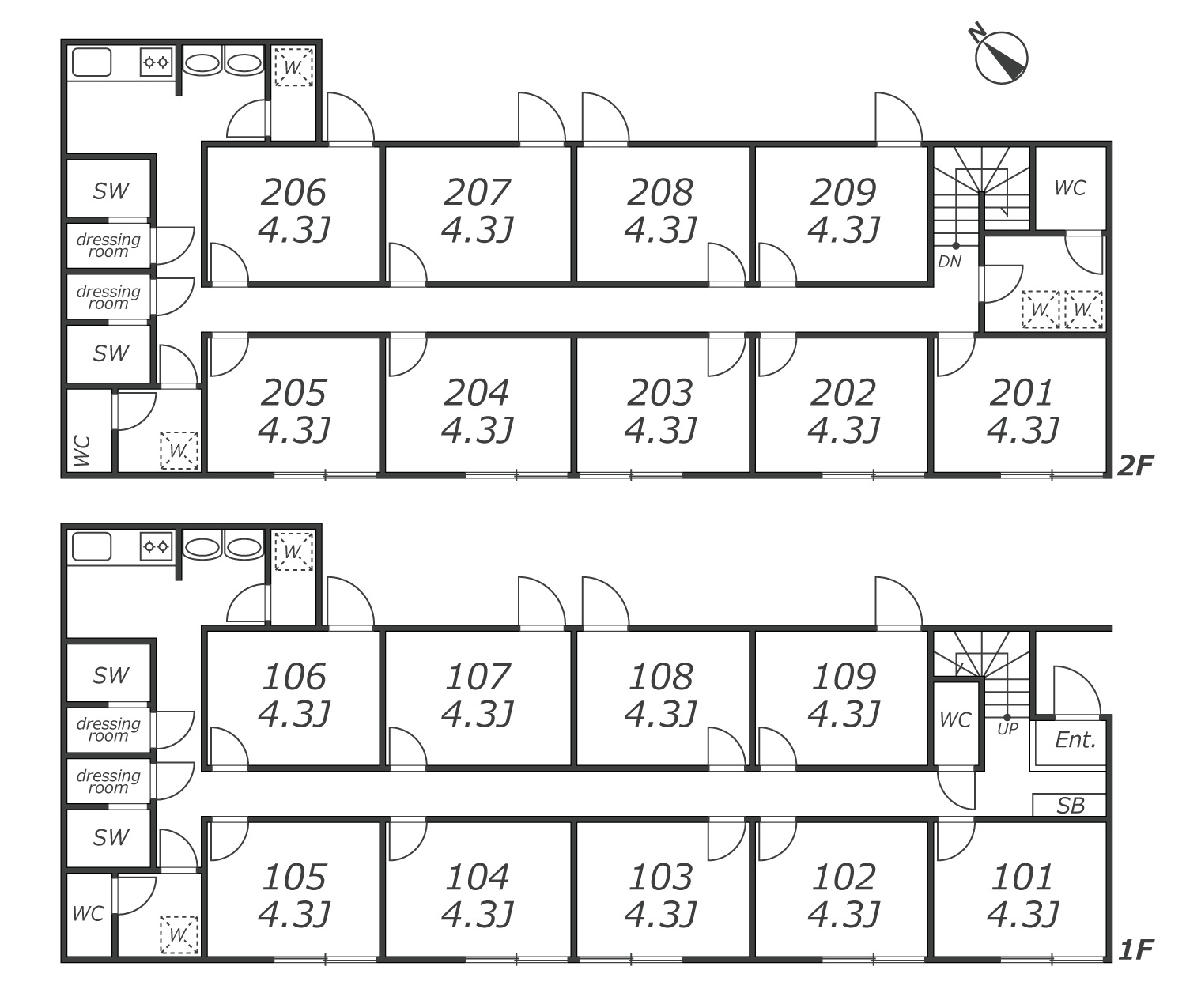 L42 TOKYO β 시무라산쵸메２間取り図
