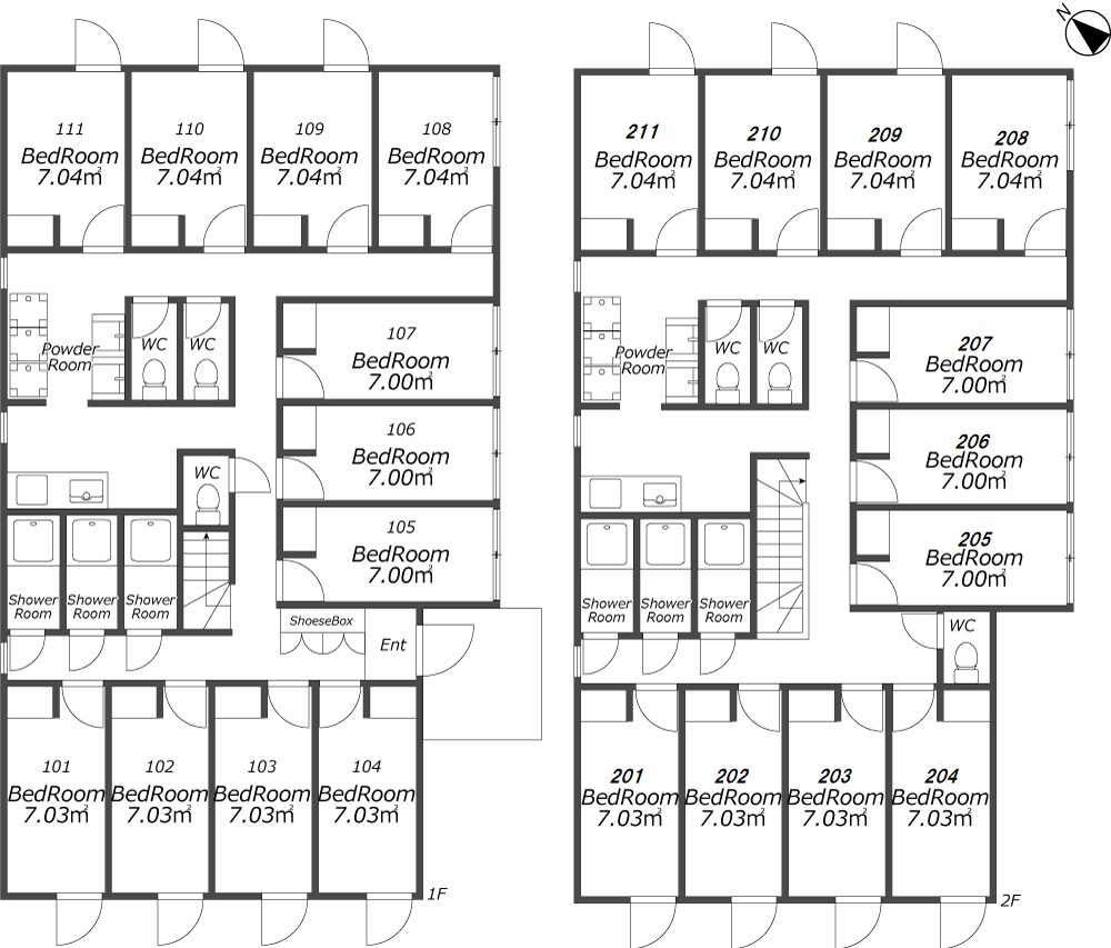 F69 TOKYO β Higashi-Nagasaki 8間取り図