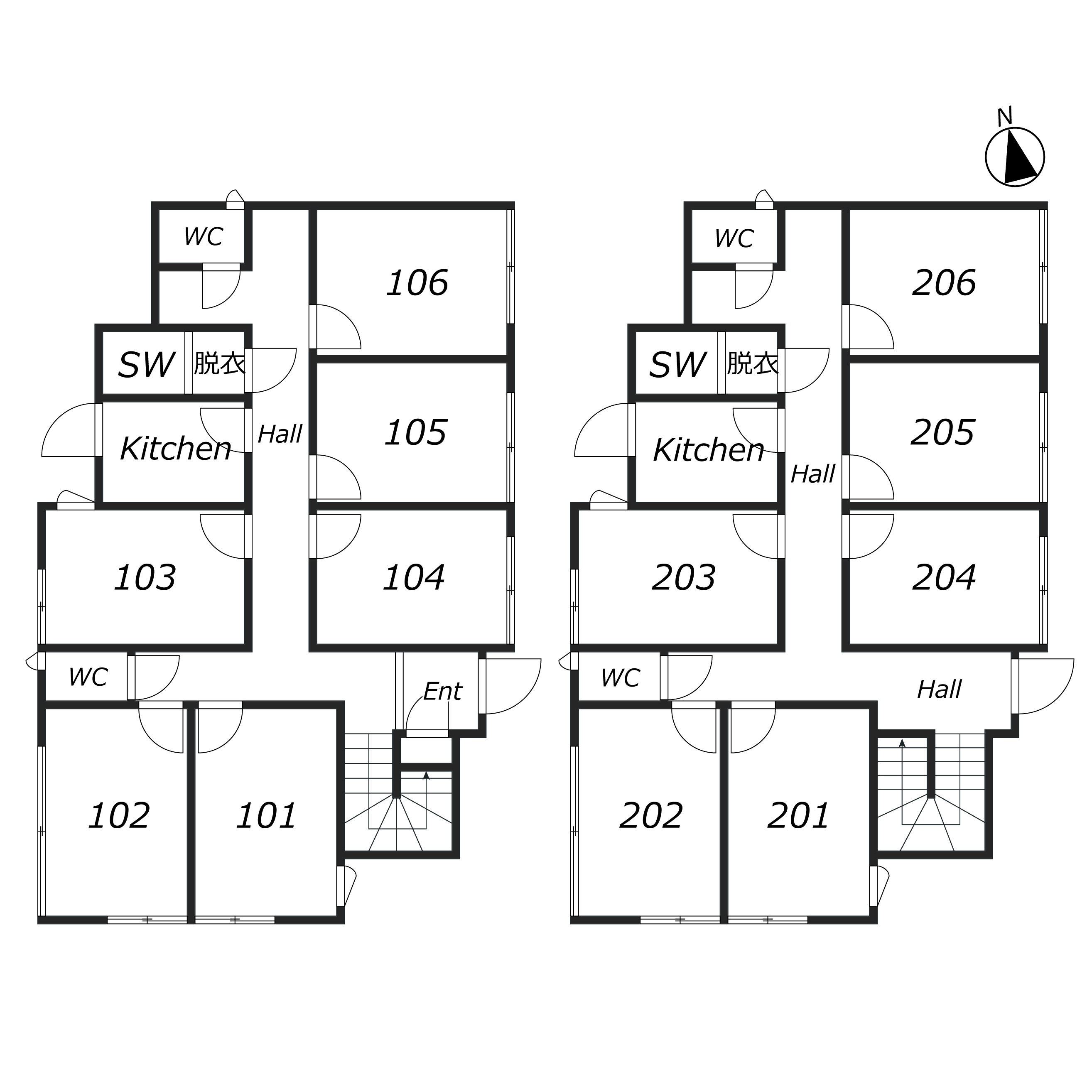 L72 TOKYO β Shimo-Itabashi 間取り図