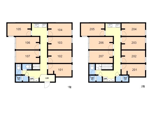F50 TOKYO β Numabukuro 18間取り図