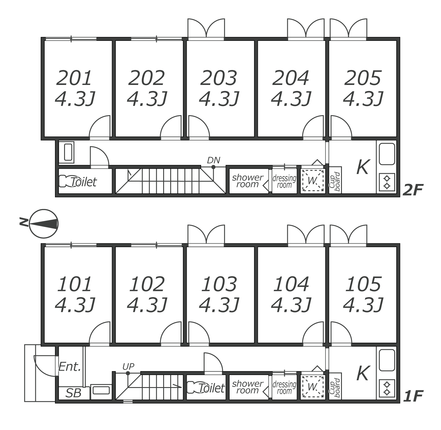 L137 TOKYO β Kotake-Mukaihara 1間取り図