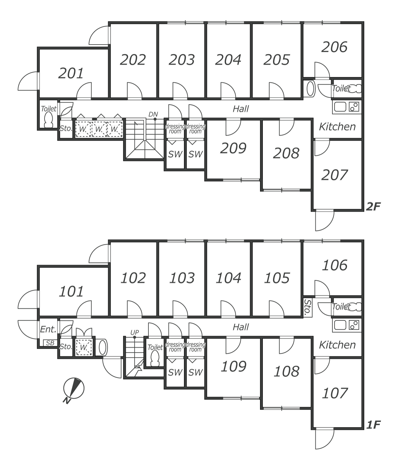 J152 TOKYO β Soshigaya-Okura 4間取り図