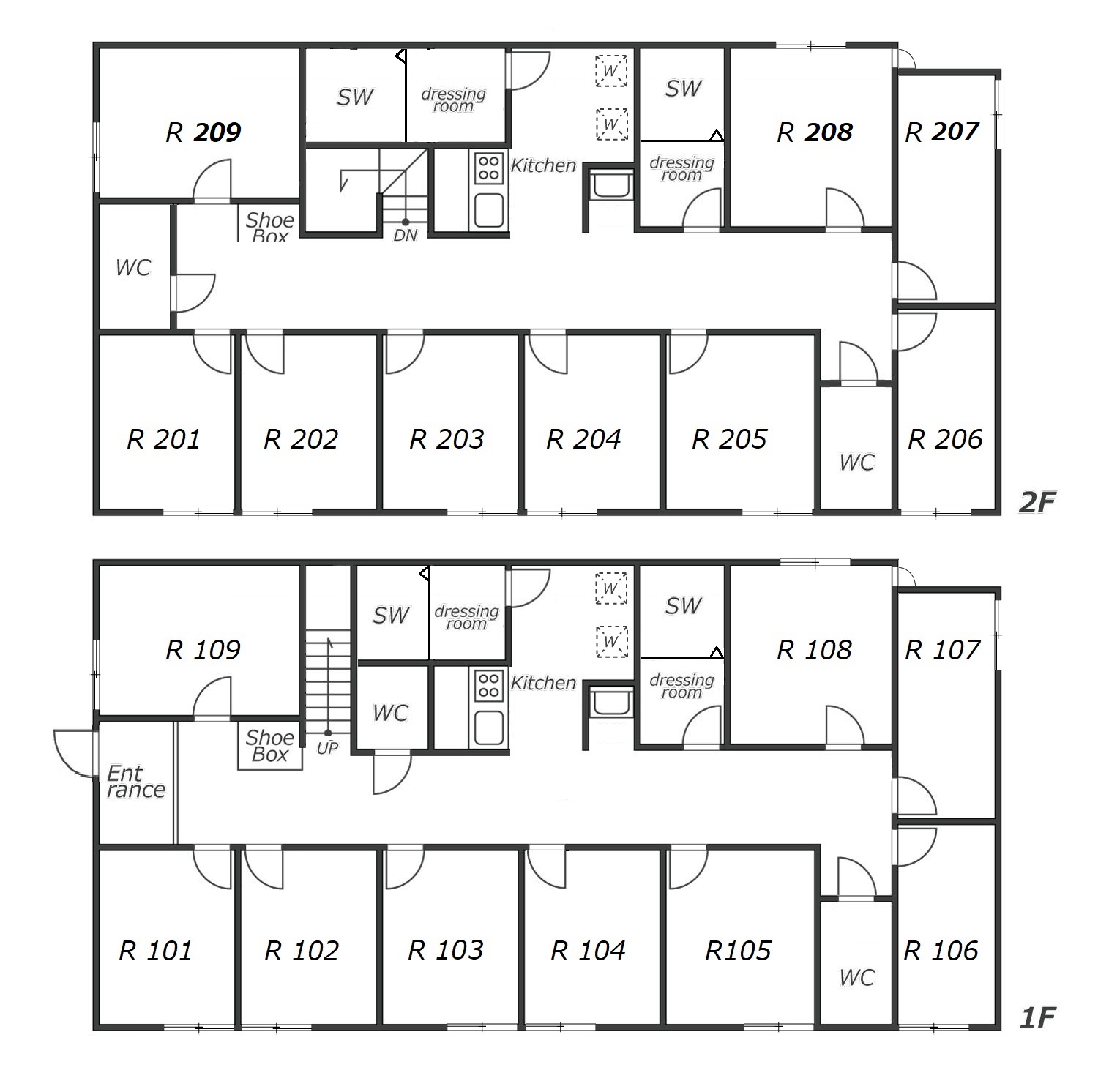 J178 TOKYO β Hikawadai 2間取り図
