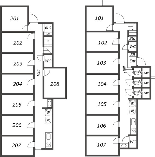 L125 TOKYO β 하마다야마間取り図